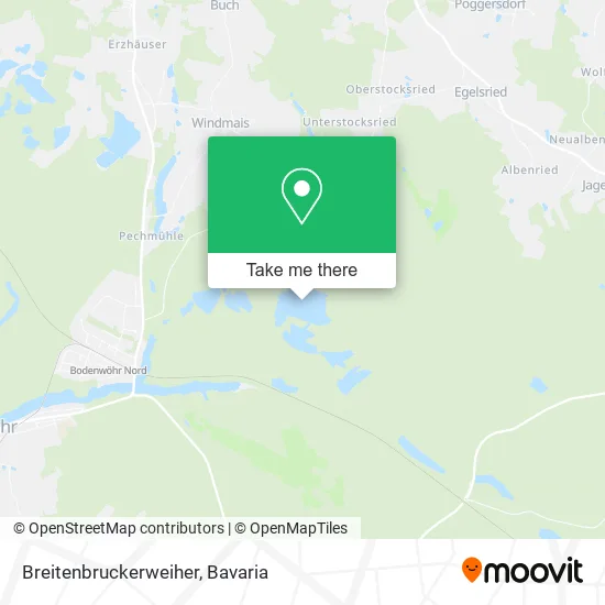 Карта Breitenbruckerweiher