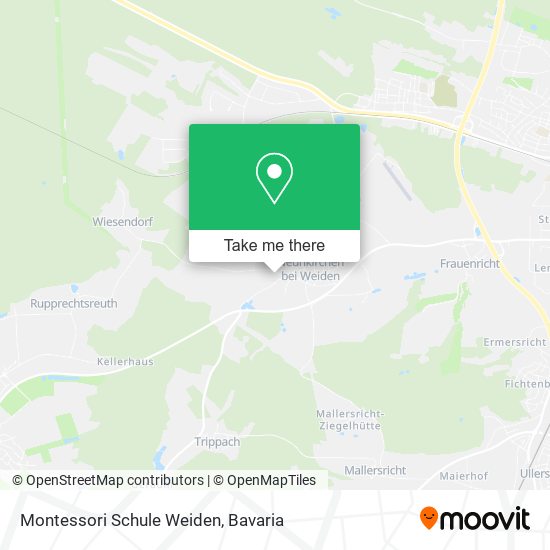 Montessori Schule Weiden map