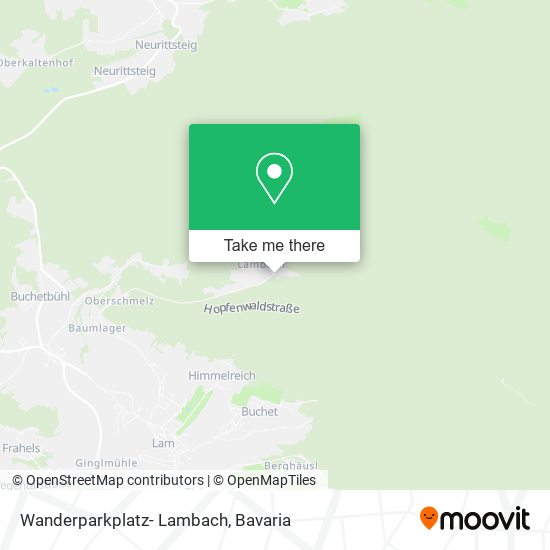 Карта Wanderparkplatz- Lambach