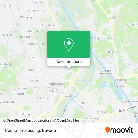 Карта Bauhof Freilassing