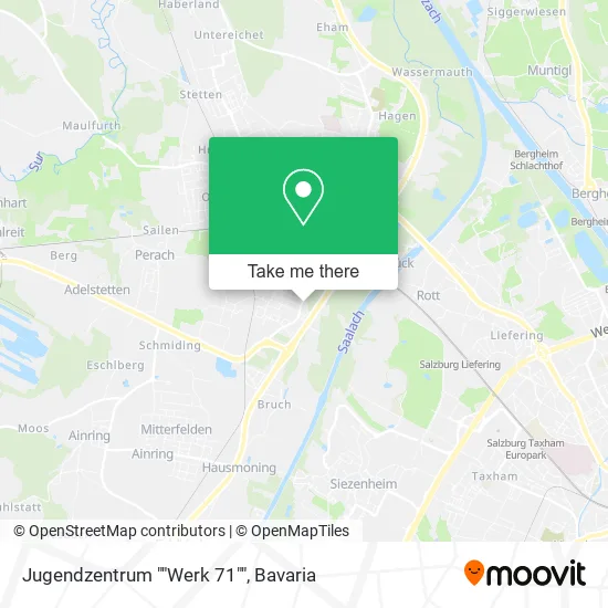 Карта Jugendzentrum ""Werk 71""