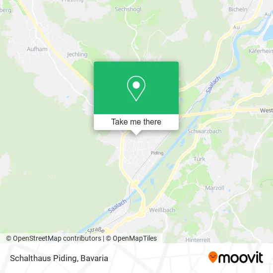 Карта Schalthaus Piding