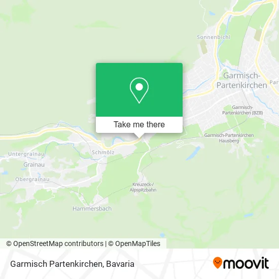 Карта Garmisch Partenkirchen