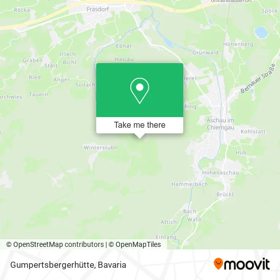 Gumpertsbergerhütte map