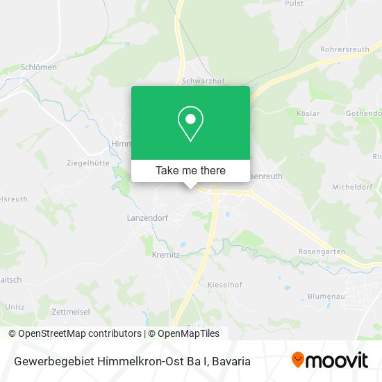 Gewerbegebiet Himmelkron-Ost Ba I map