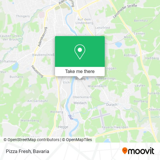 Pizza Fresh map