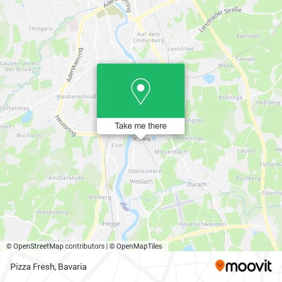 Карта Pizza Fresh