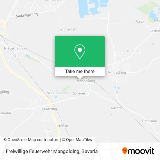 Карта Freiwillige Feuerwehr Mangolding