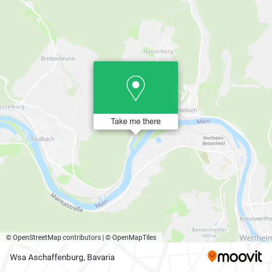 Карта Wsa Aschaffenburg