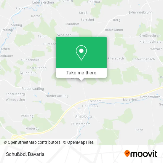 Карта Schußöd