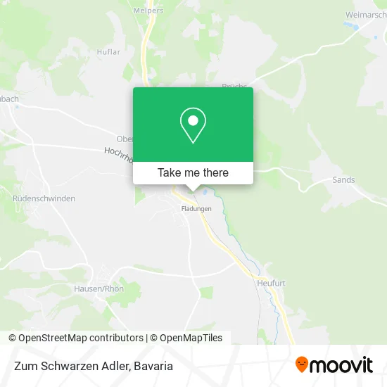 Карта Zum Schwarzen Adler