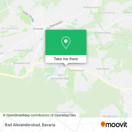Карта Bad Alexandersbad