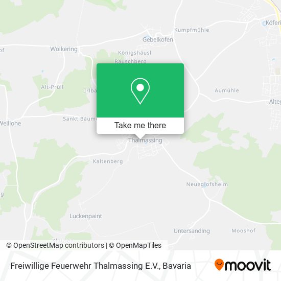 Карта Freiwillige Feuerwehr Thalmassing E.V.