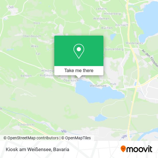 Карта Kiosk am Weißensee