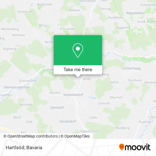 Hartlsöd map