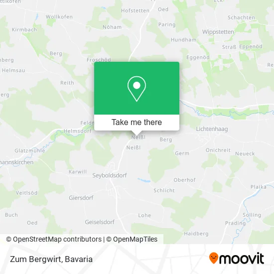 Карта Zum Bergwirt