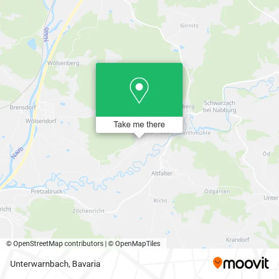 Карта Unterwarnbach