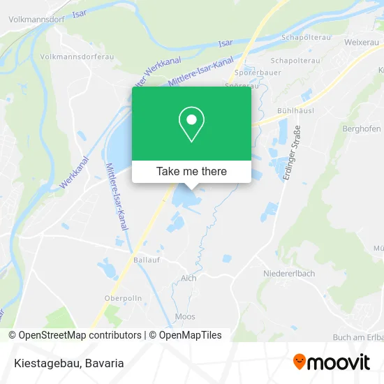 Карта Kiestagebau