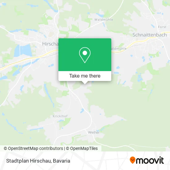 Карта Stadtplan Hirschau