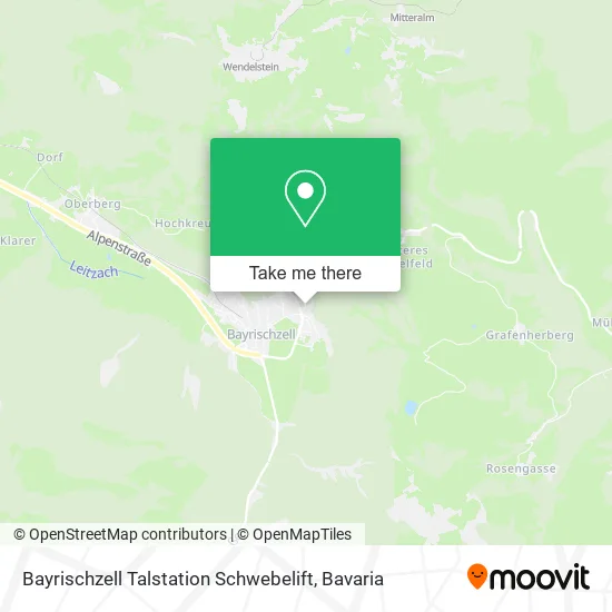 Карта Bayrischzell Talstation Schwebelift