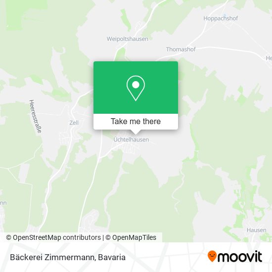 Bäckerei Zimmermann map