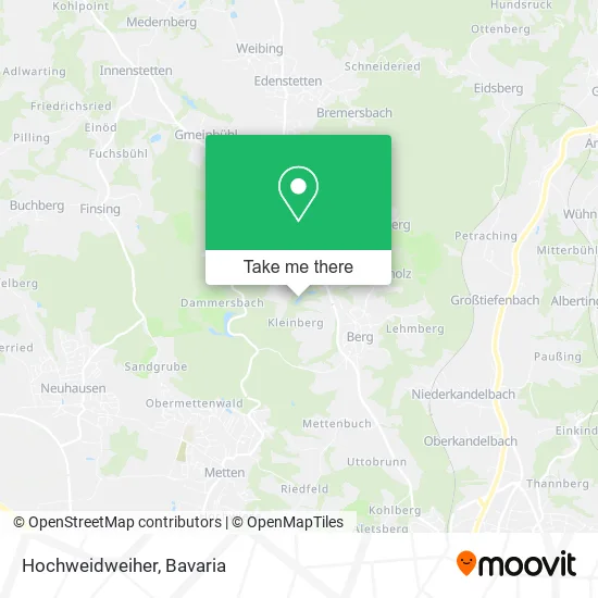 Карта Hochweidweiher