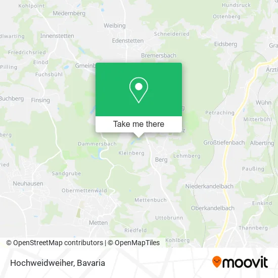 Карта Hochweidweiher