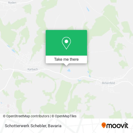 Schotterwerk Schebler map