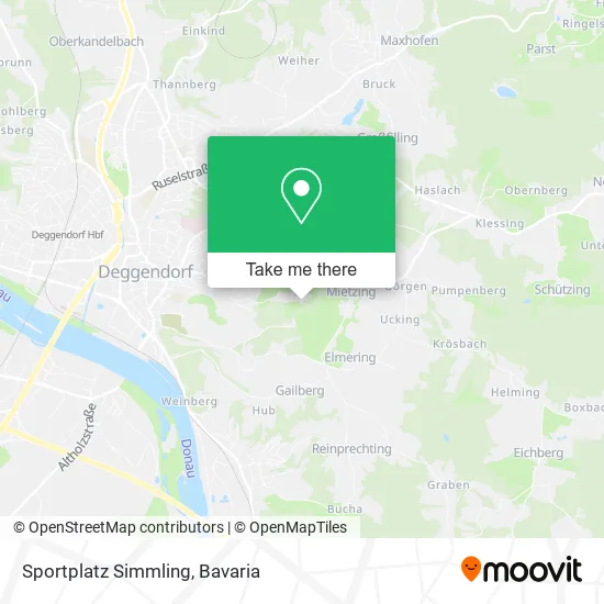 Карта Sportplatz Simmling