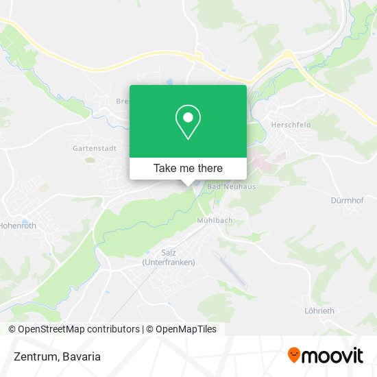 Zentrum map