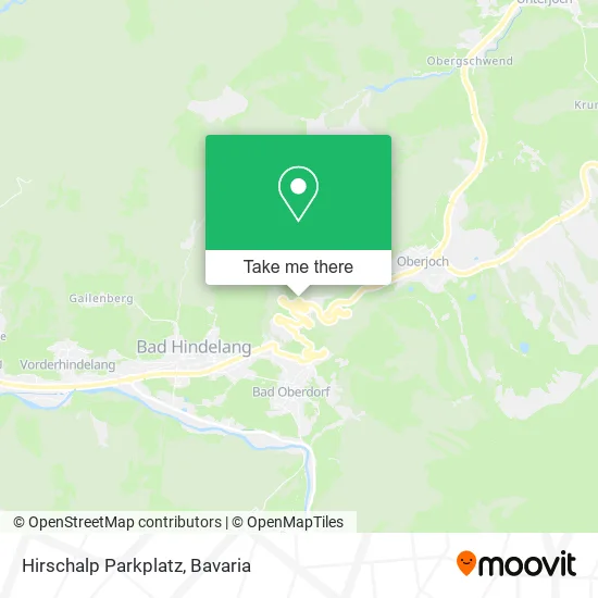 Карта Hirschalp Parkplatz