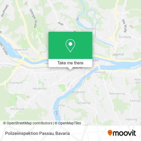 Карта Polizeiinspektion Passau