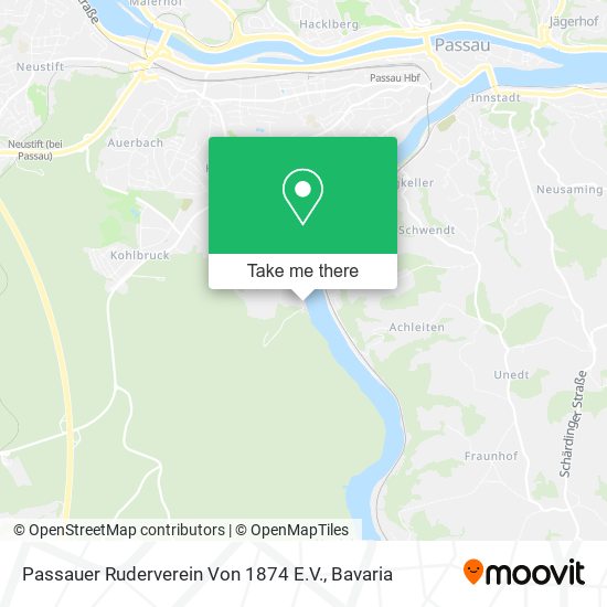 Passauer Ruderverein Von 1874 E.V. map