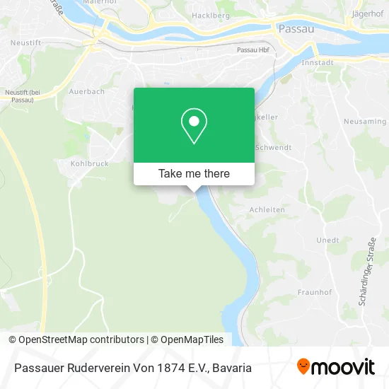 Карта Passauer Ruderverein Von 1874 E.V.