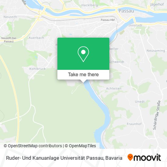 Ruder- Und Kanuanlage Universität Passau map