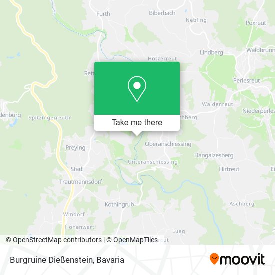 Burgruine Dießenstein map