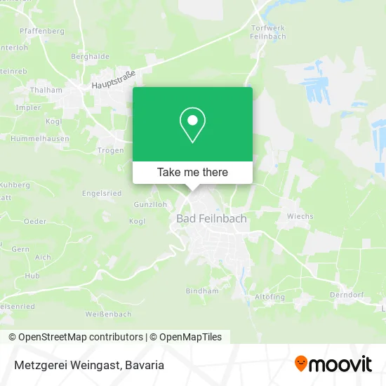 Карта Metzgerei Weingast