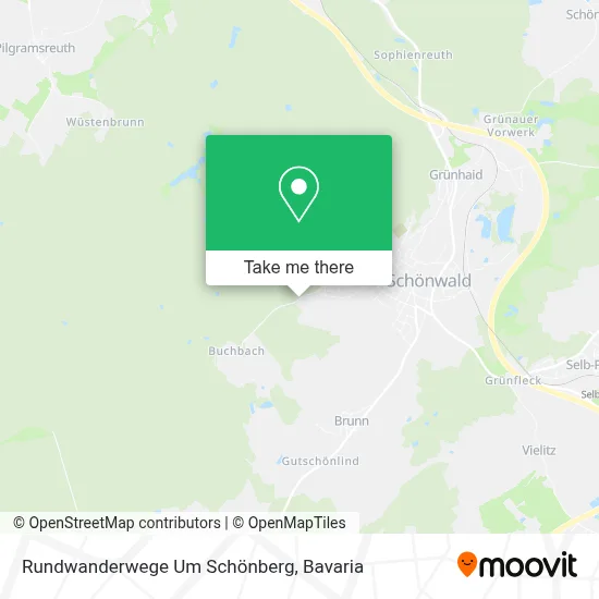 Rundwanderwege Um Schönberg map
