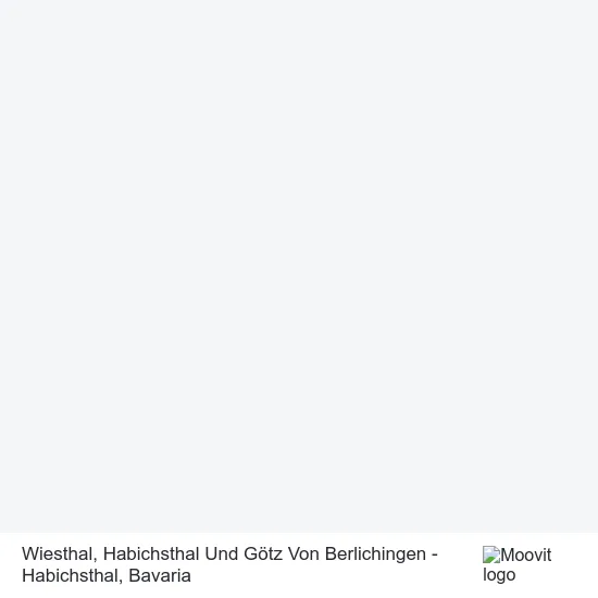 Карта Wiesthal, Habichsthal Und Götz Von Berlichingen - Habichsthal