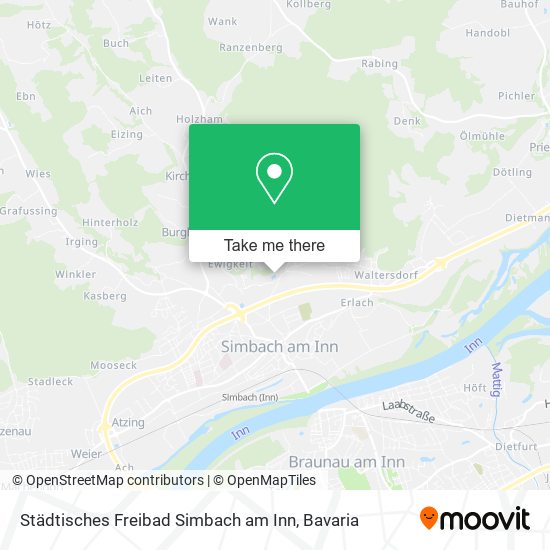 Städtisches Freibad Simbach am Inn map