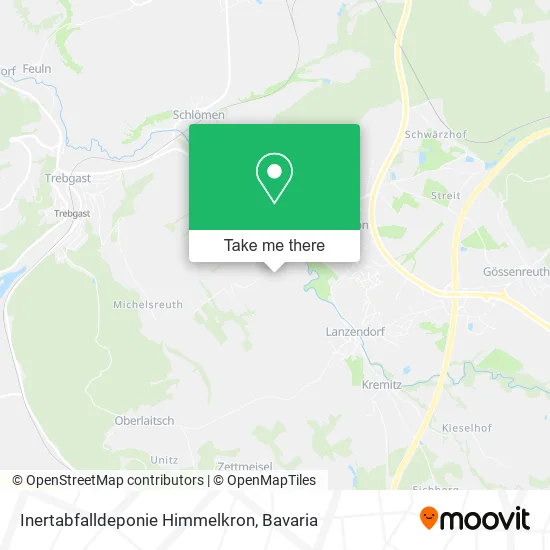 Карта Inertabfalldeponie Himmelkron