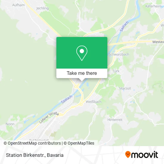 Карта Station Birkenstr.