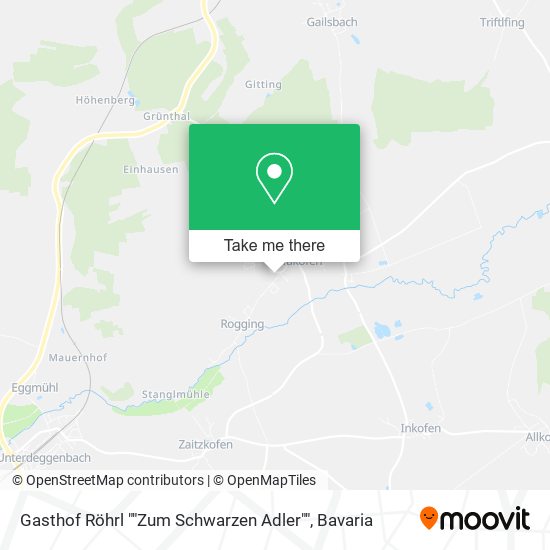 Gasthof Röhrl ""Zum Schwarzen Adler"" map
