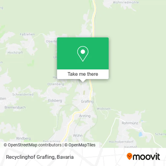Карта Recyclinghof Grafling
