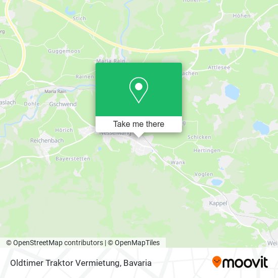Oldtimer Traktor Vermietung map