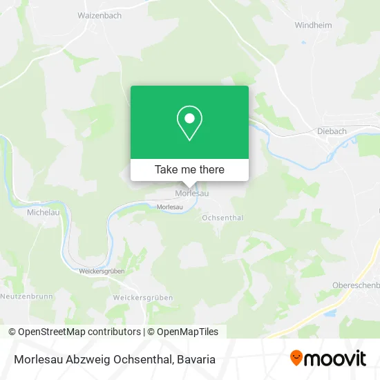 Карта Morlesau Abzweig Ochsenthal