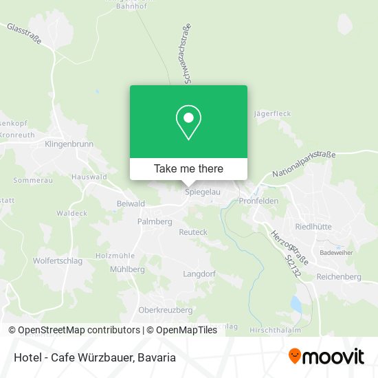 Hotel - Cafe Würzbauer map