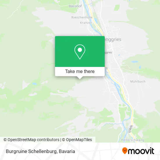Карта Burgruine Schellenburg