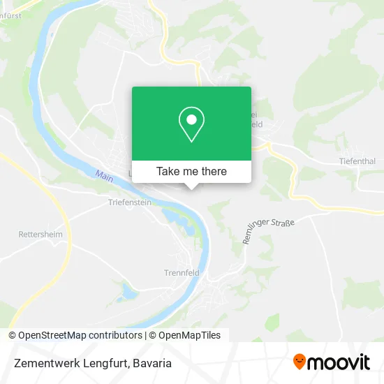 Карта Zementwerk Lengfurt