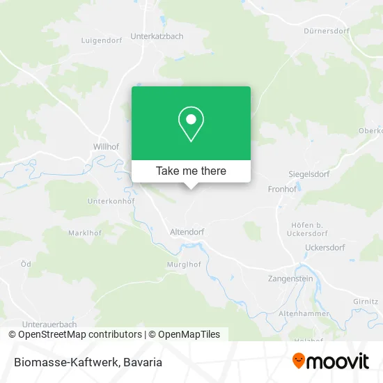 Карта Biomasse-Kaftwerk